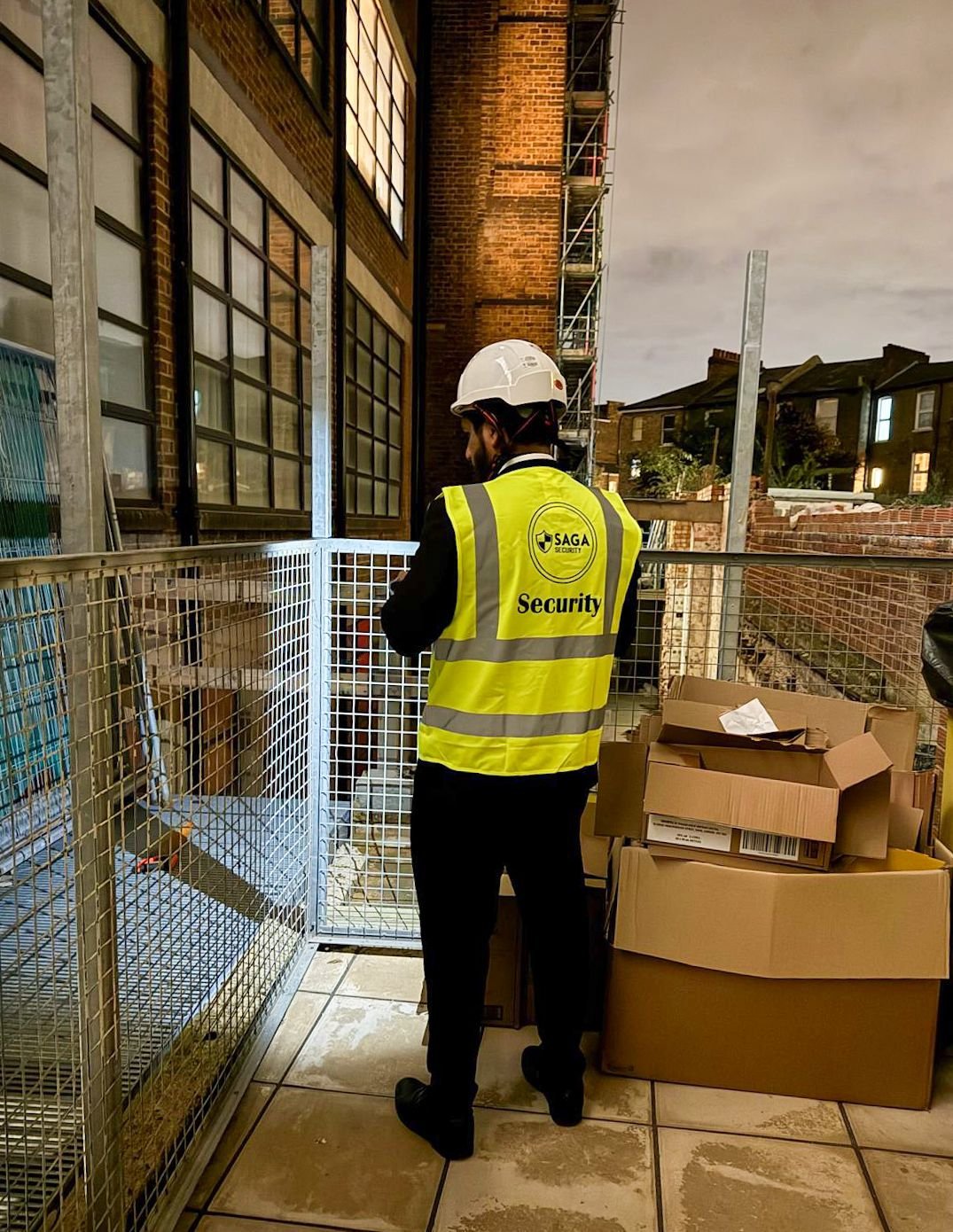 Manned Guarding Team On Site